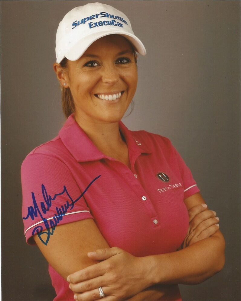 LPGA Mallory Blackwelder Autographed Signed 8x10 Photo Poster painting COA BB