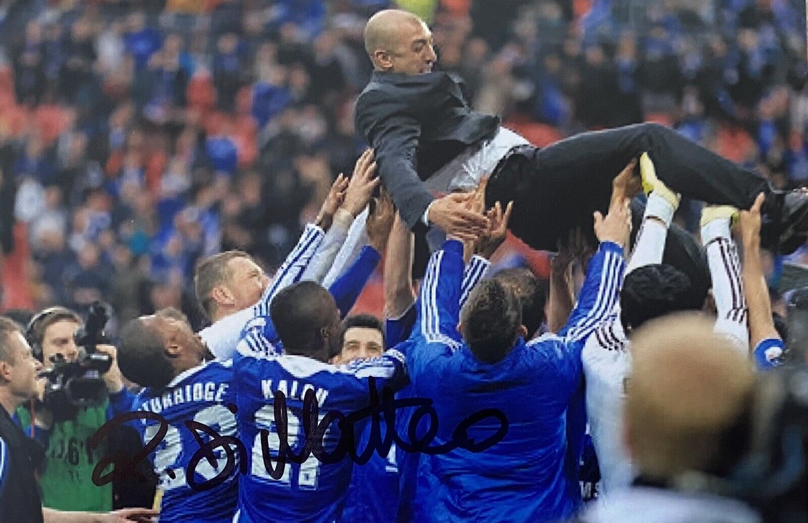 Roberto Di Matteo Genuine Hand Signed Chelsea 6X4 Photo Poster painting