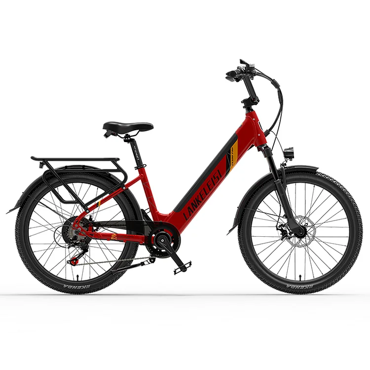 Lankeleisi ES500 Pro 500W 24" Electric Trekking Bike City E-bike 14.5Ah 130km 32km/h