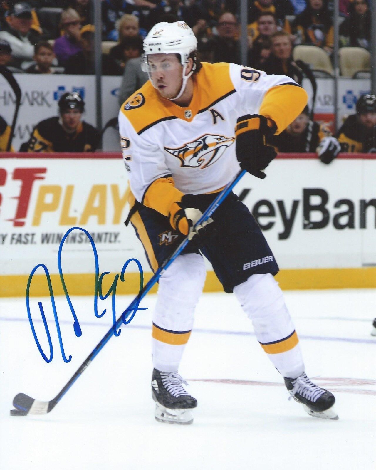 Ryan Johansen Signed 8x10 Photo Poster painting Nashville Predators Autographed COA I