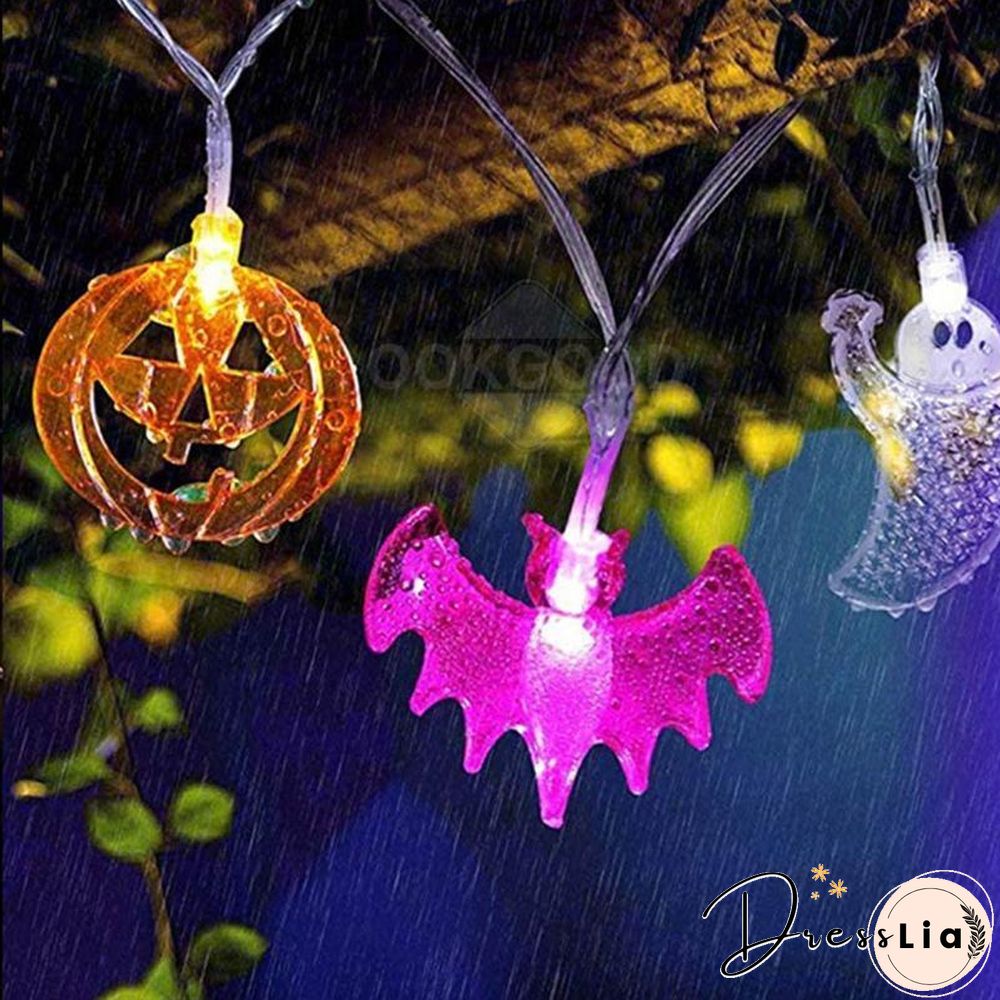 Halloween Themed LED String Lights With Remote Control