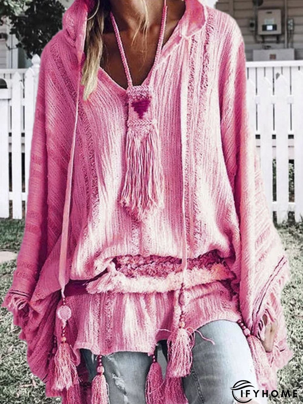 zolucky Long Sleeve Casual Cloak | IFYHOME