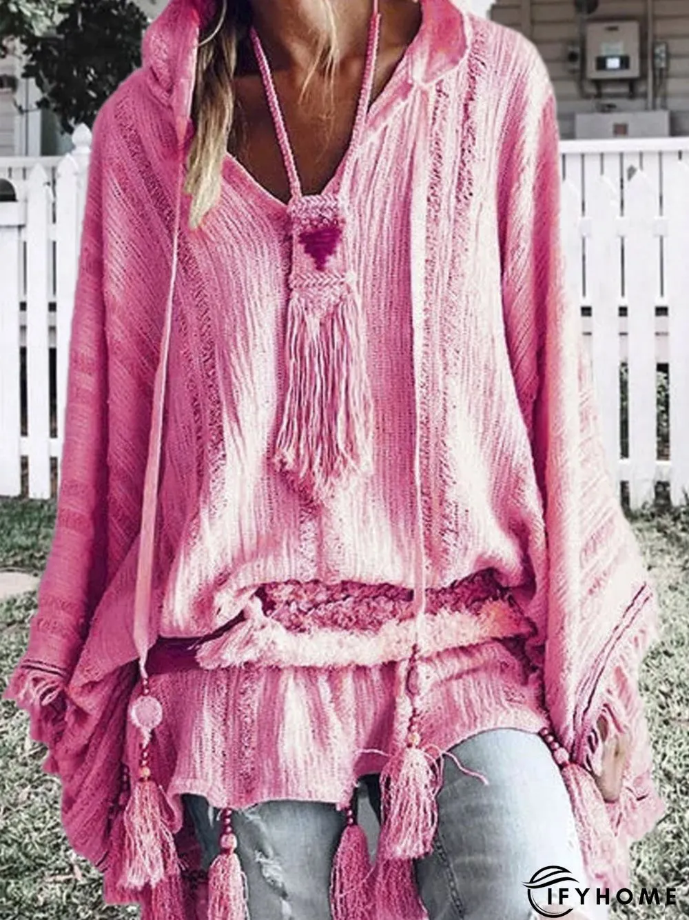 zolucky Long Sleeve Casual Cloak | IFYHOME