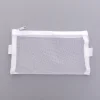 Minimalism Soft Black White Mesh Pens Brush Stationery Storage Bag Large Capacity