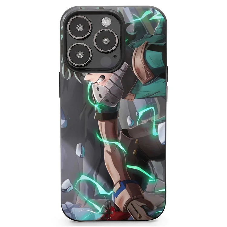 Izuku Midoriya My Hero Academia Anime My Hero Academia Phone Case Mobile Phone Shell IPhone 13 and iPhone14 Pro Max and IPhone 15 Plus Case - Heather Prints Shirts