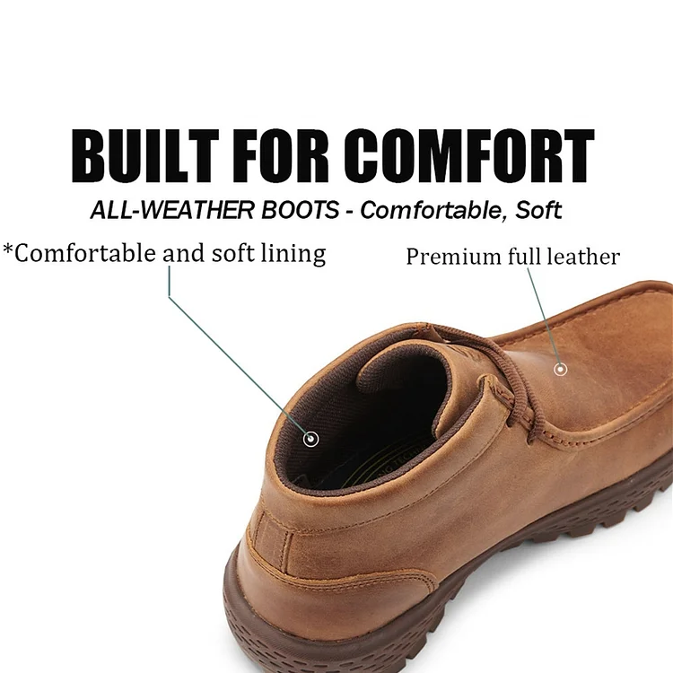 SUREWAY 620M Men\'s Sz 9 Metal Free Lace Slip Resistant Brown Chukka Boots NWT SUREWAY Mens Chukka Boots Fashion and Comfort Driving Shoes  main image 4