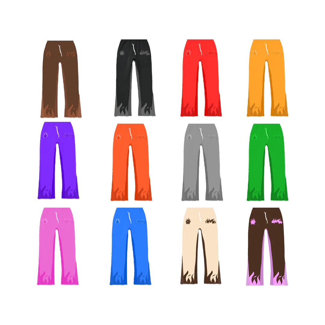 STAR FLAME FLARED PANTS