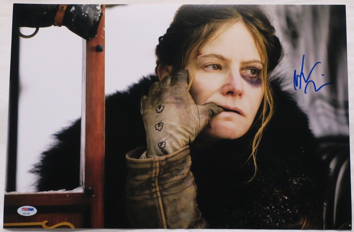 Jennifer Jason Leigh Signed Hateful Eight Autographed 12x18 Photo Poster painting PSA #AB61955