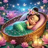 Disney-Princess Tiana-18CT Stamped Cross Stitch 30*30cm/11.81*11.81in tapestrymarket