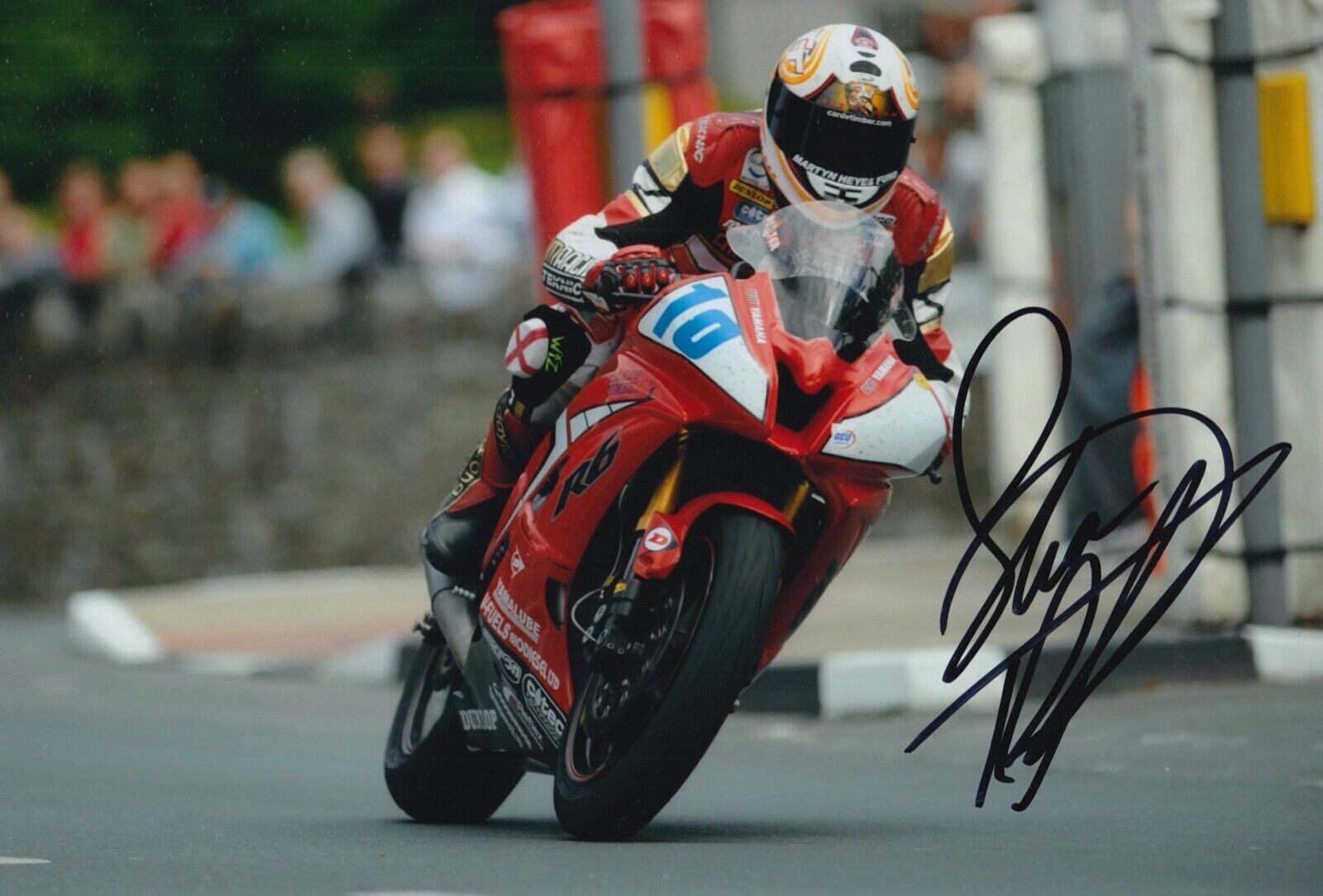 Steve Plater Hand Signed 12x8 Photo Poster painting Isle of Man TT Autograph 2