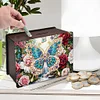 Diamond Painting Wooden Butterfly Money Saving Box Desktop Coin Bank for Adults