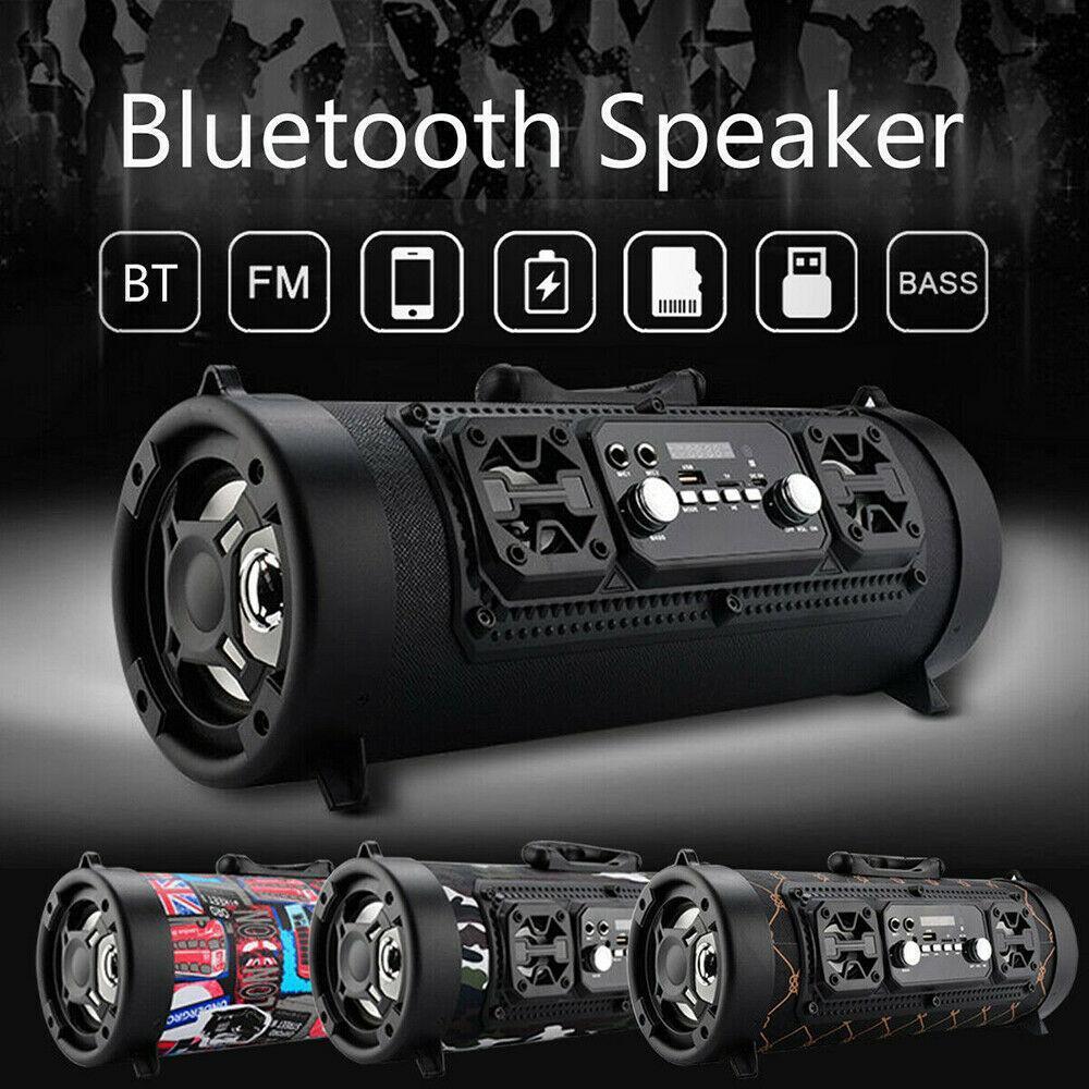 2021 Latest Updated Powerful Portable Bluetooth Subwoofer Speaker🔥FREE
