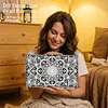 uk.everydayedeals DIY Pearl Painting With Frame - Handmade Self-Adhesive Pearls - Mandala(20*30cm)