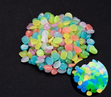 Glow-in-the-Dark Garden Pebbles