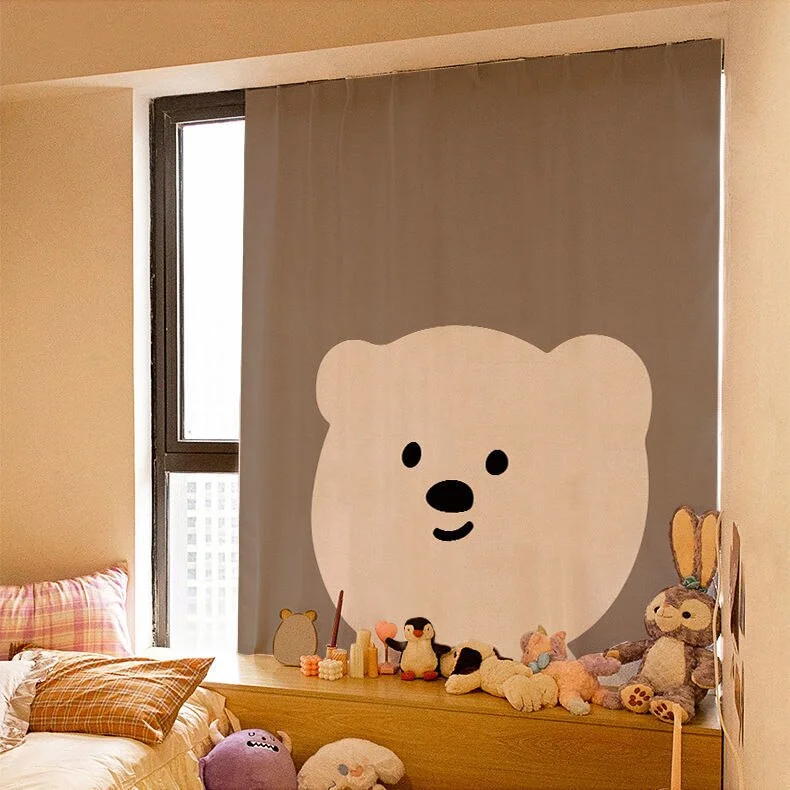 Nigikala Kawaii Tapestry Velcro Shading Curtains Background Cloth Hanging Cloth Bedroom Wall Decoration Children Room Layout 2021 New