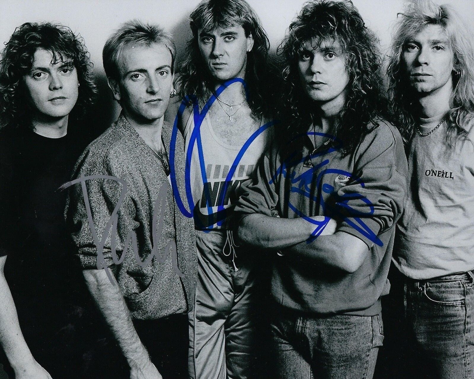 GFA Phil Collen Joe Elliott x3 * DEF LEPPARD * Signed 8x10 Photo Poster painting PROOF AD3 COA