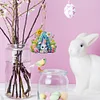 (US Only)PET Double Sided Special Shaped Easter Alphabet DIY Diamond Painting Keychain