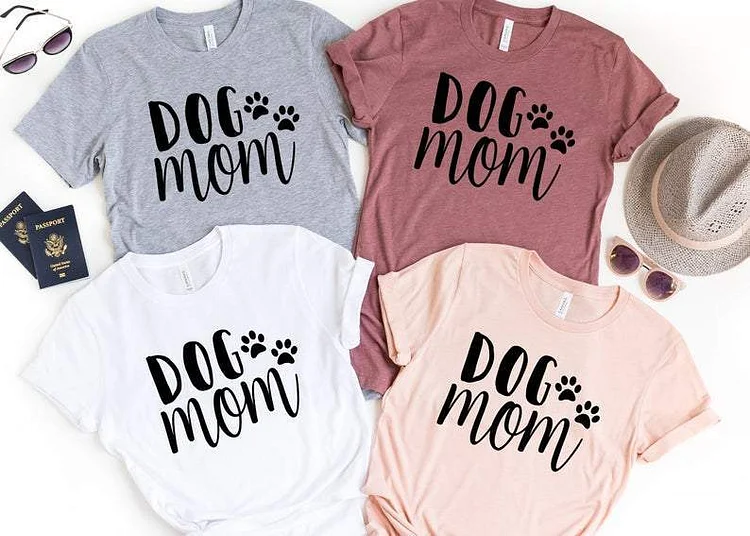 Dog Mom Shirt, Mother's Day Shirt-Annaletters