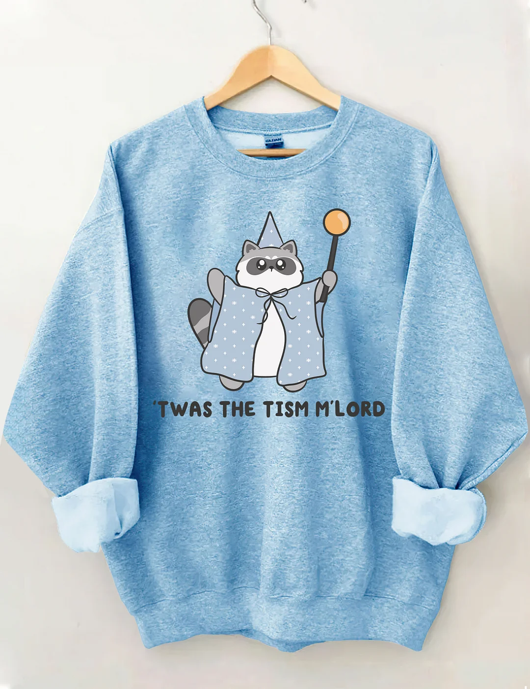 'Twas The Tism M'lord Raccoon Sweatshirt