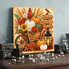 Thanksgiving Day DIY 5D Diamond Painting Kit with Frame 25x25cm