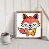 Fox-14CT Stamped Cross Stitch Kit(14*15cm)