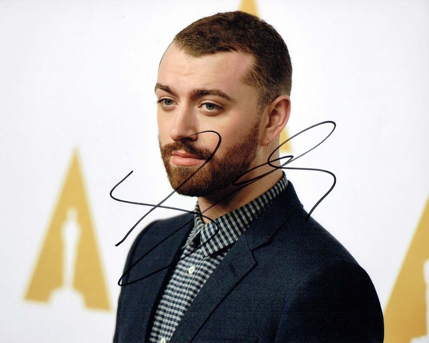 Sam SMITH SIGNED Autograph 10x8 Photo Poster painting A AFTAL COA English Singer Songwriter