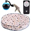 Interactive Cat Toys Ball Fast Rolling in Pouch Funny Cat Toys for Indoor Cats