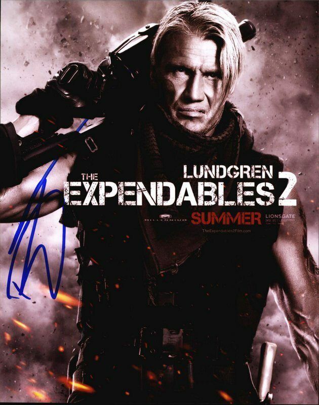 Dolph Lundgren authentic signed celebrity 8x10 Photo Poster painting W/Cert Autographed D1