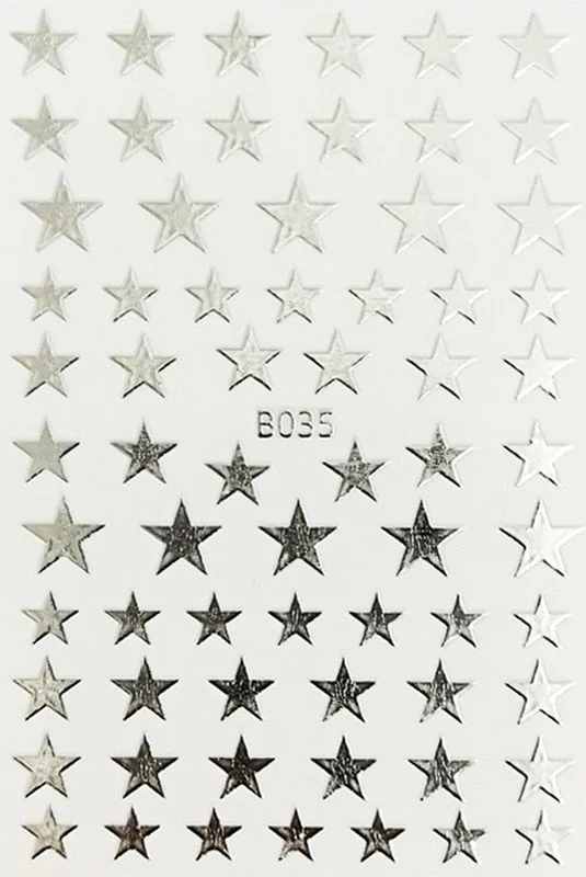 DIY Nail Art Stickers Star Light Manicure Design Accessories Back Glue Decoration Foil Nail Art Decor Designer Nail Stickers-Nail Inspo