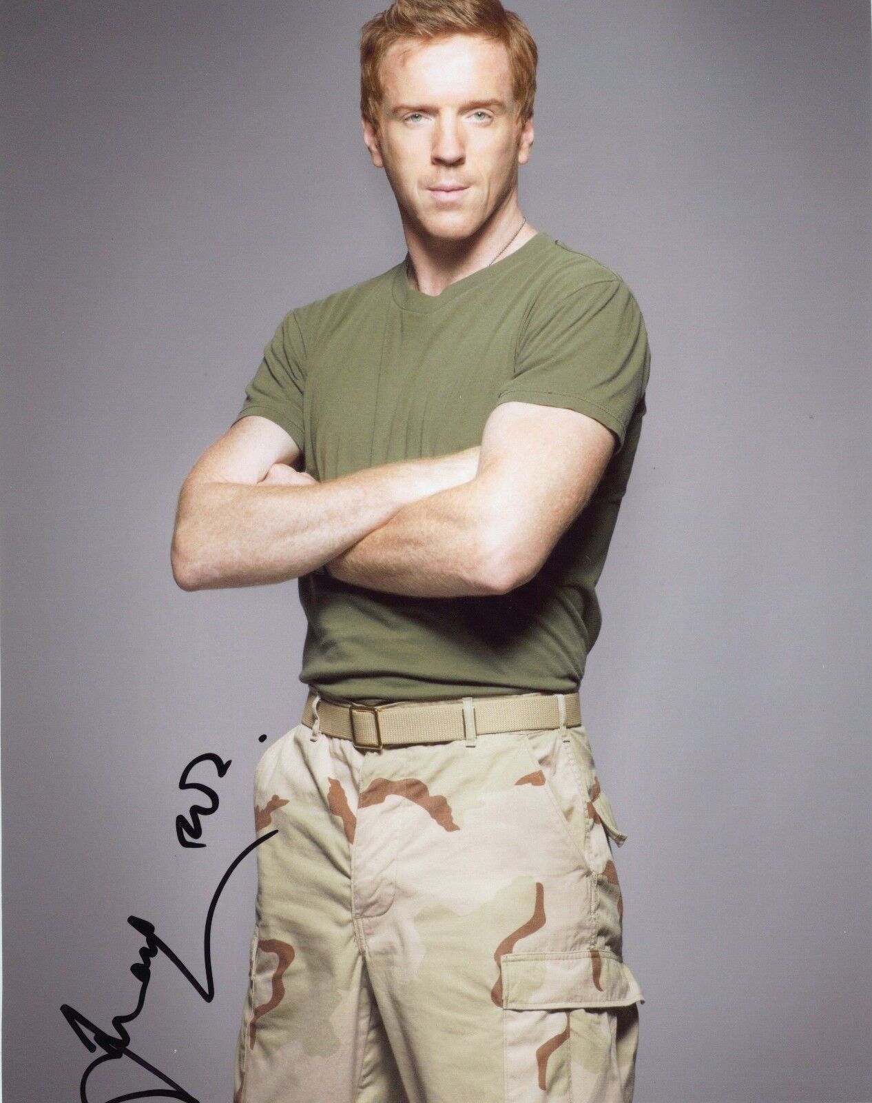 ~~ DAMIAN LEWIS Authentic Hand-Signed Homeland - Nicholas Brody