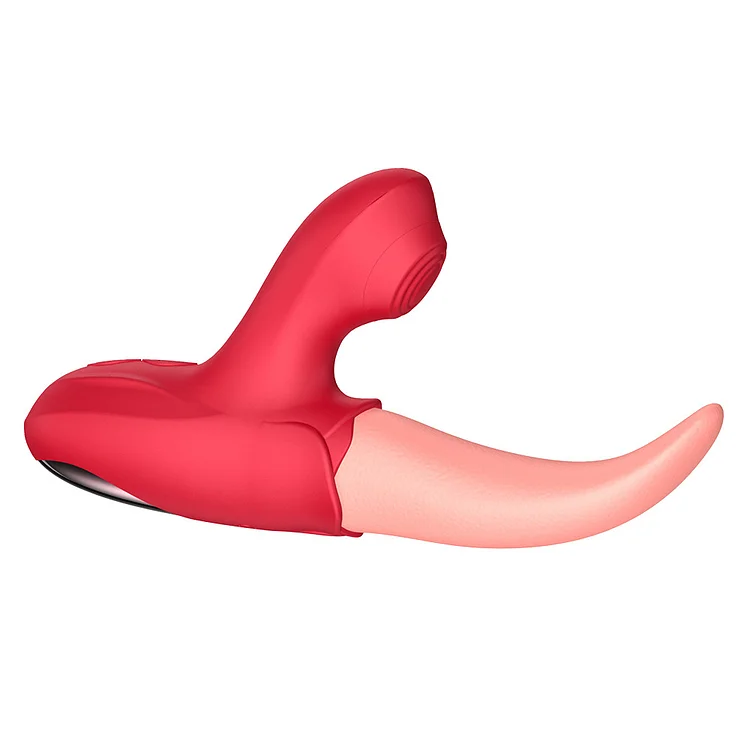 Rose Tongue Licking Vibrator Slapping Clitoris Stimulator For Women