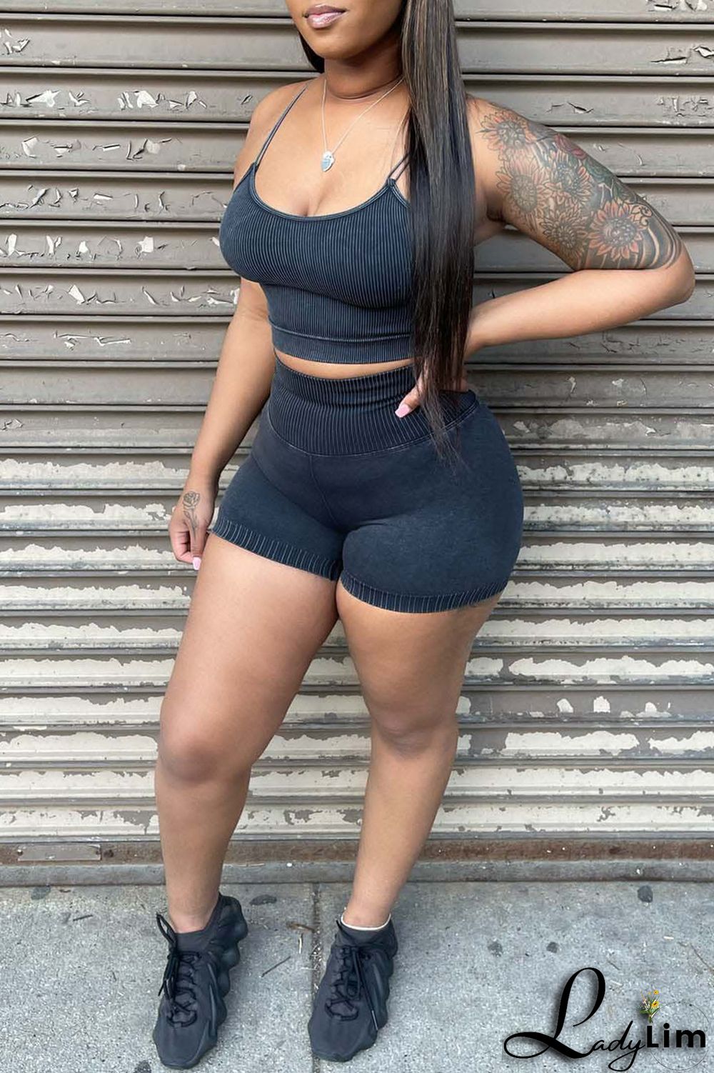 Green Sexy Casual Solid Backless Spaghetti Strap Sleeveless Two Pieces