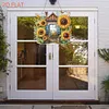 DIY Sunflower House Diamond Painting Pendant (Double-Sided)