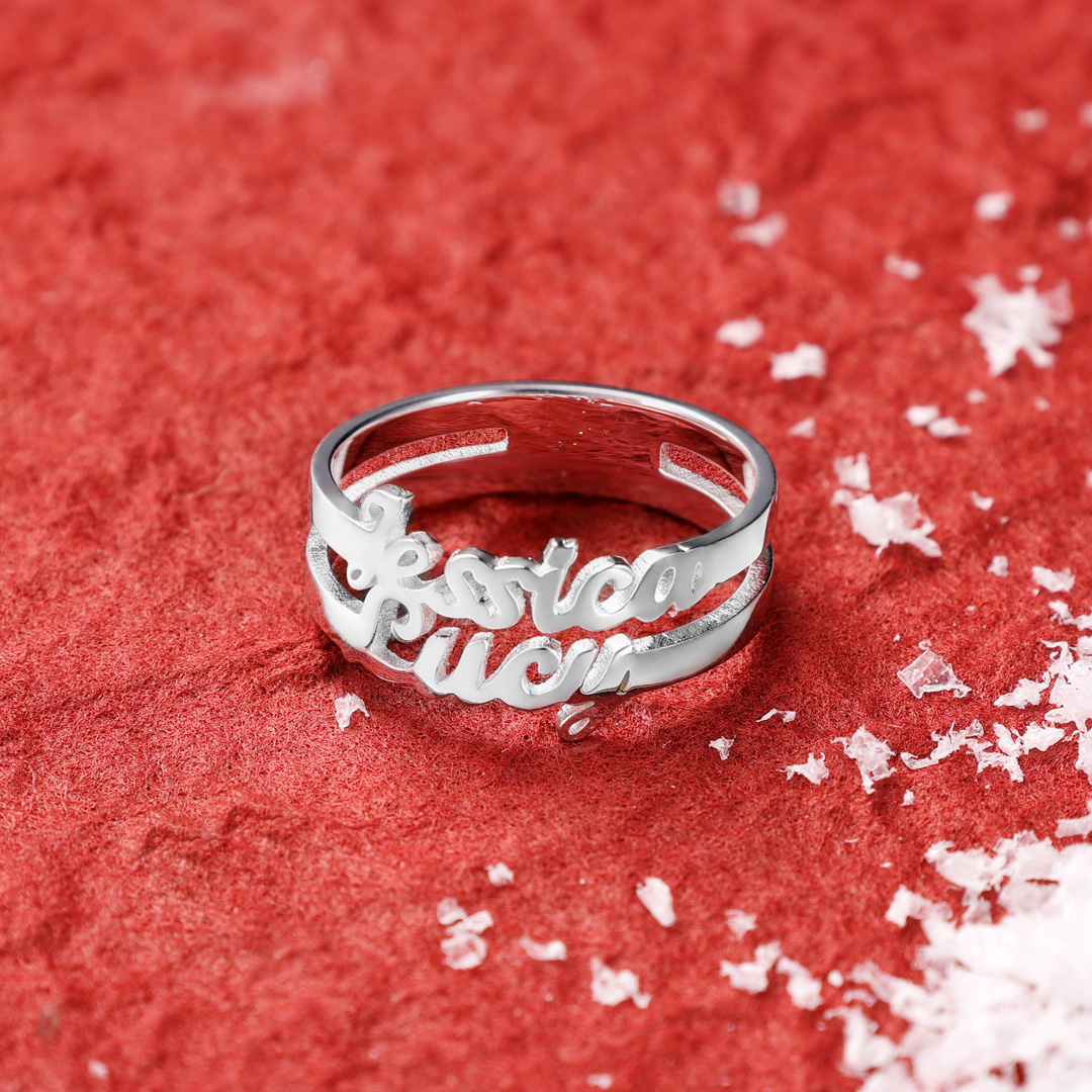 Personalized Name Ring Custom 1 Name Ring Ts For Women 5813