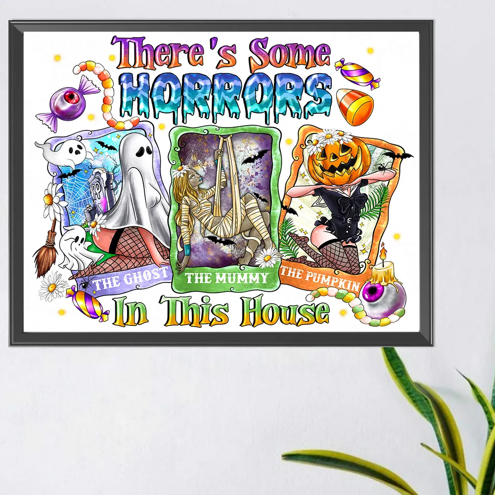 Diamond Painting - Full Round Drill - Halloween(Canvas|50*40cm)