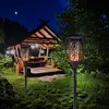 Outdoor Garden Solar Flame Light Waterproof LED Torch Lamp Yard Decoration