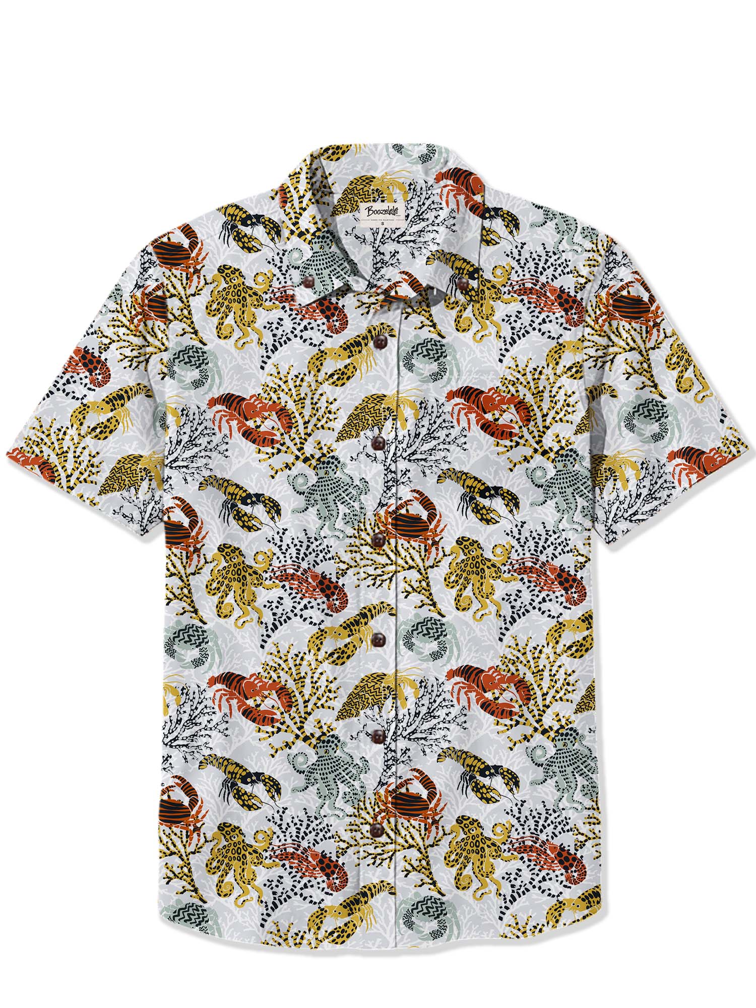 【Annick X Boozelele】Vibrant Coral Reef - 100% Cotton Shirt