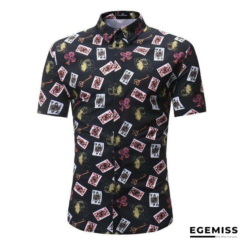 Men Fashion Style Short Sleeve Hawaiian Shirt | EGEMISS