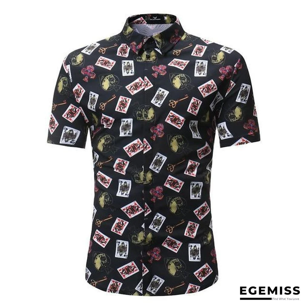 Men Fashion Style Short Sleeve Hawaiian Shirt | EGEMISS