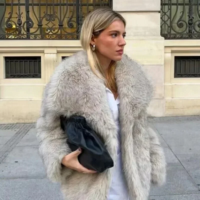 Bruna™ Faux Fur Coat