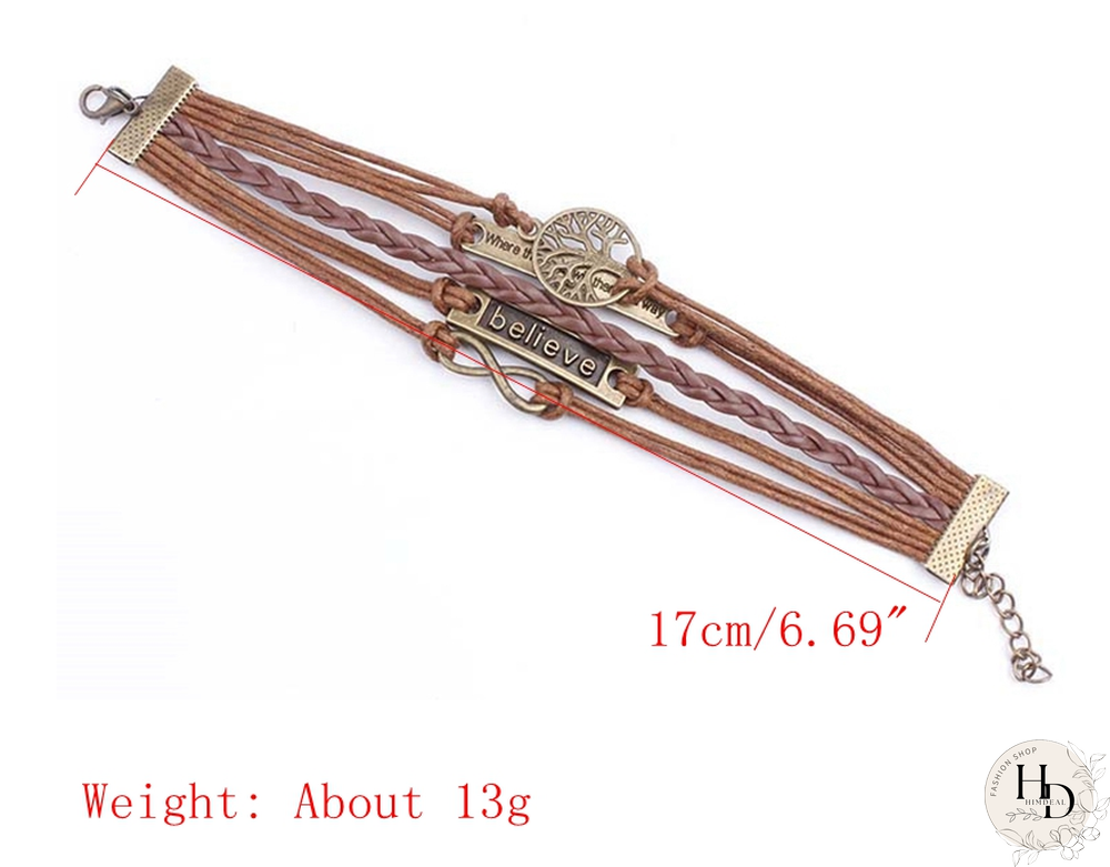 Vintage Unisex Multilayer Bracelet  Alloy Casual Bracelets