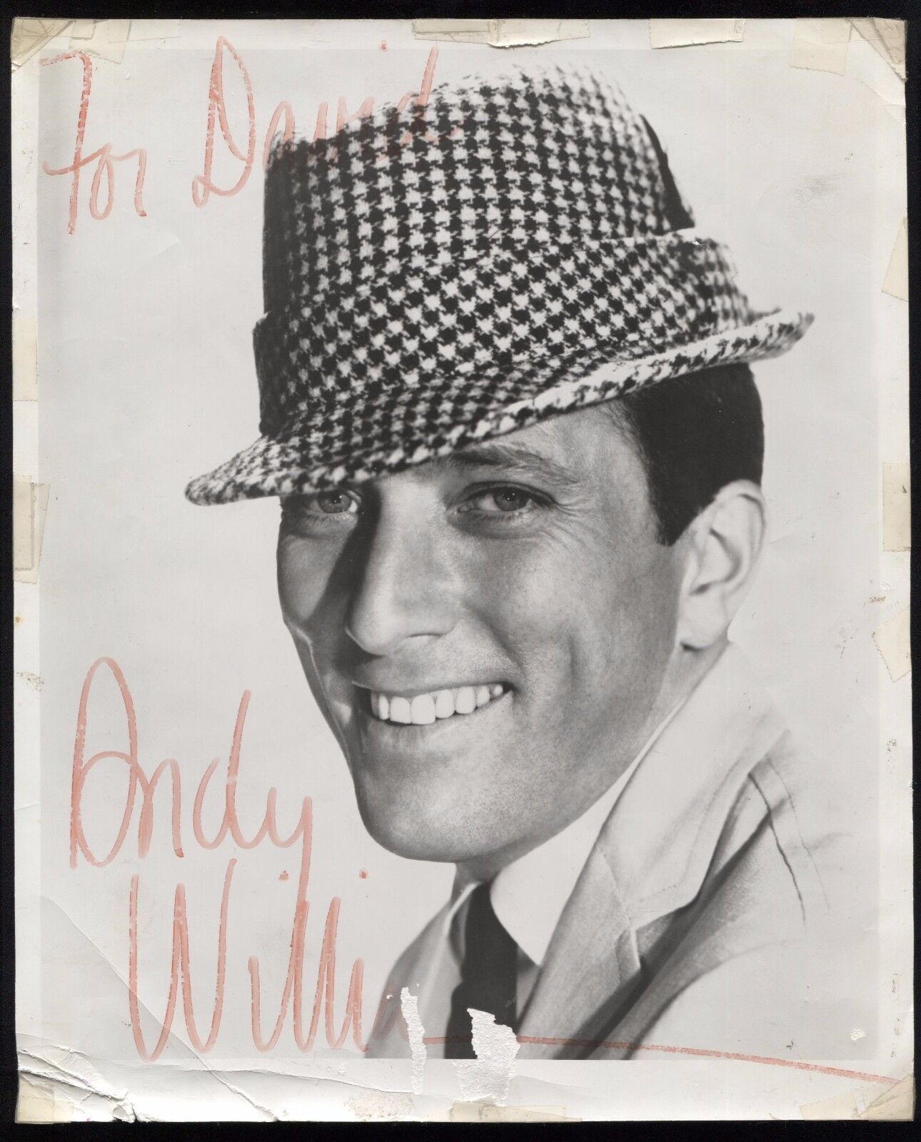 Andy Williams VINTAGE Signed 8x10 Photo Poster painting Autographed Early Career 1960's