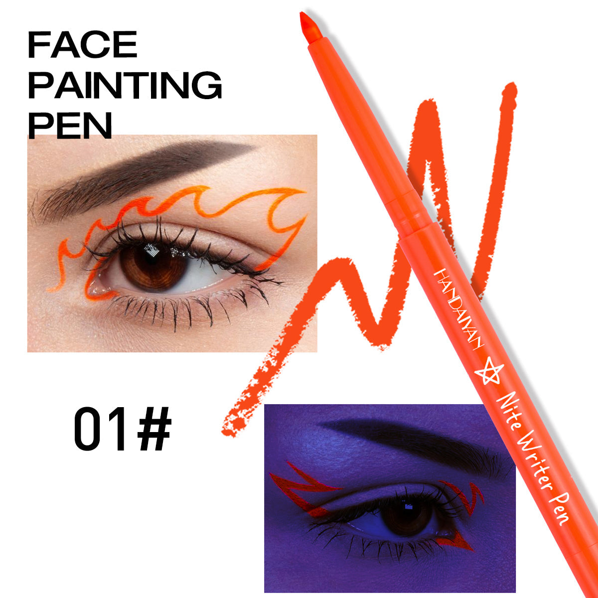 HANDAIYAN UV Glow Eyeliner Set
