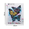 >SALE<5D DIY Special Shaped Diamond Painting Butterfly Cross Stitch Kits (H148)