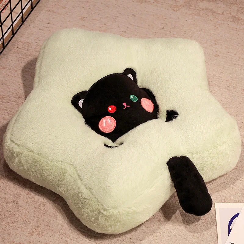 Kawaii Cat Star Cushion Squishy Pillow Toy 40cm For Gift