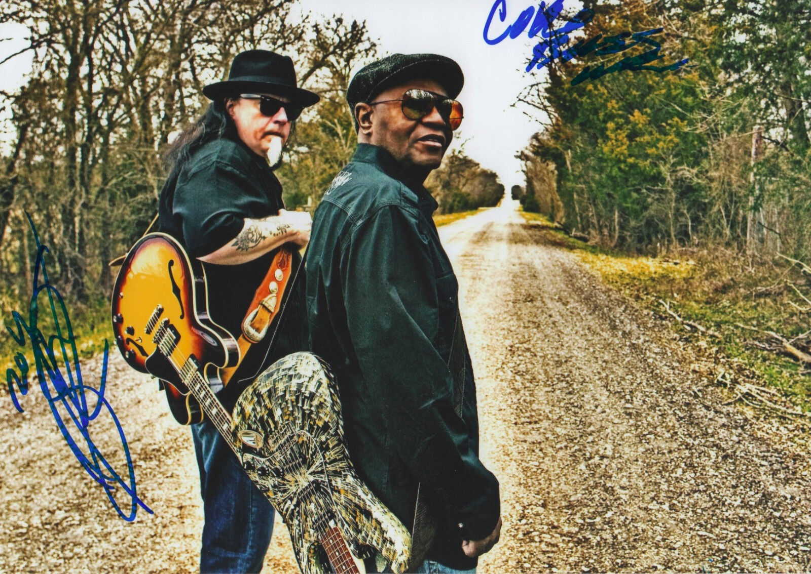 Smokin′ Joe Kubek & Bnois King signed 8x12 inch Photo Poster painting autographs