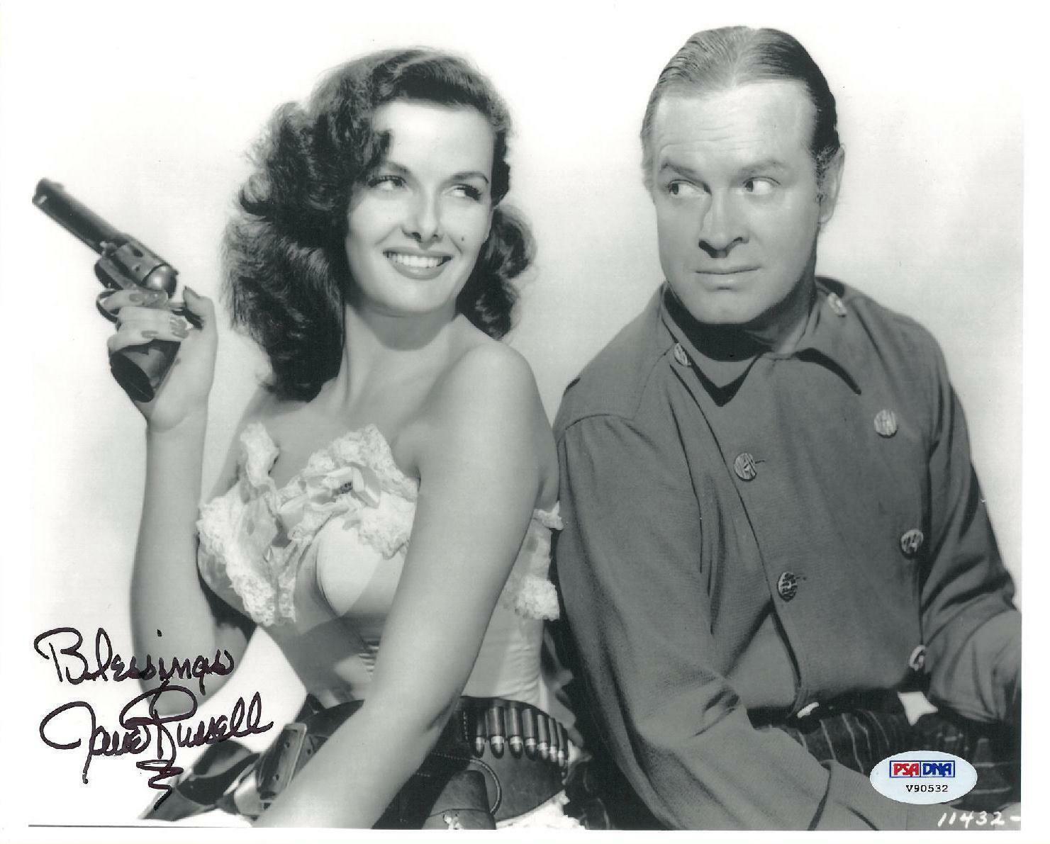 Jane Russell Signed Authentic Autographed 8x10 Photo Poster painting (PSA/DNA) #V90532