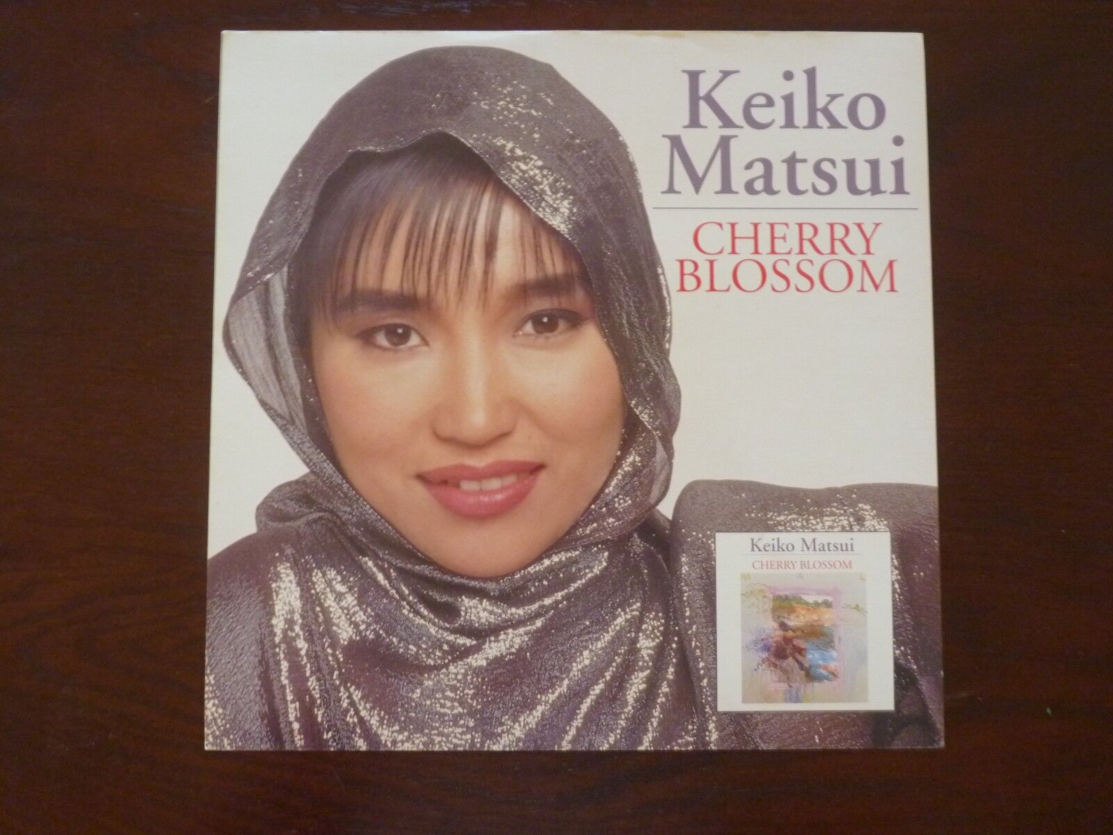 Keiko Matsui Cherry Blossom LP Record Photo Poster painting Flat 12x12 Poster