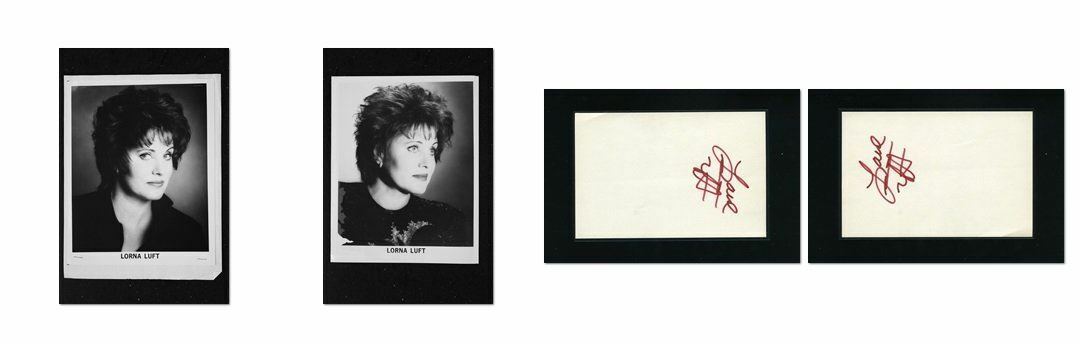 Lorna Luft - Signed Autograph and Headshot Photo Poster painting set - Judy Garland Daughter