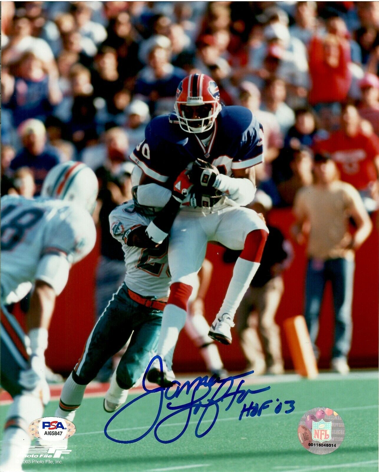 James Lofton autographed signed inscribed 8x10 Photo Poster painting NFL Buffalo Bills PSA COA